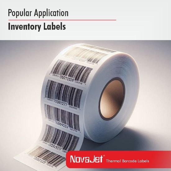 Technova Imaging Systems Novajet Thermal Transfer Barcode Labels Tt 131015 6459